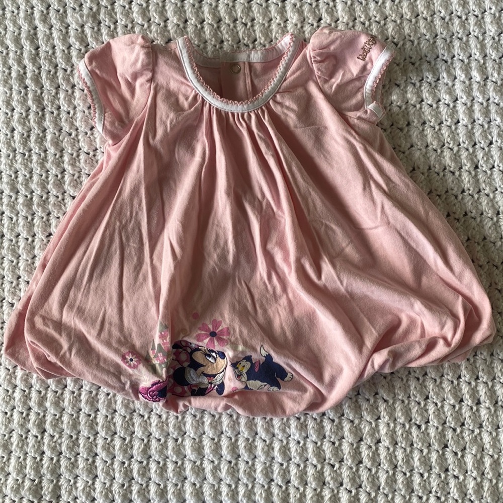 Baby girl Disney Minnie Mouse bubble dress